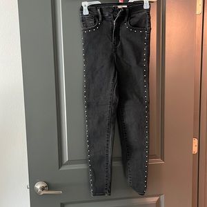 Levi’s studded skinny jeans
